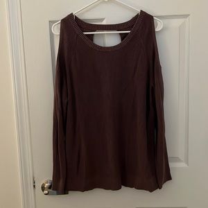 Cold-Shoulder Sweater